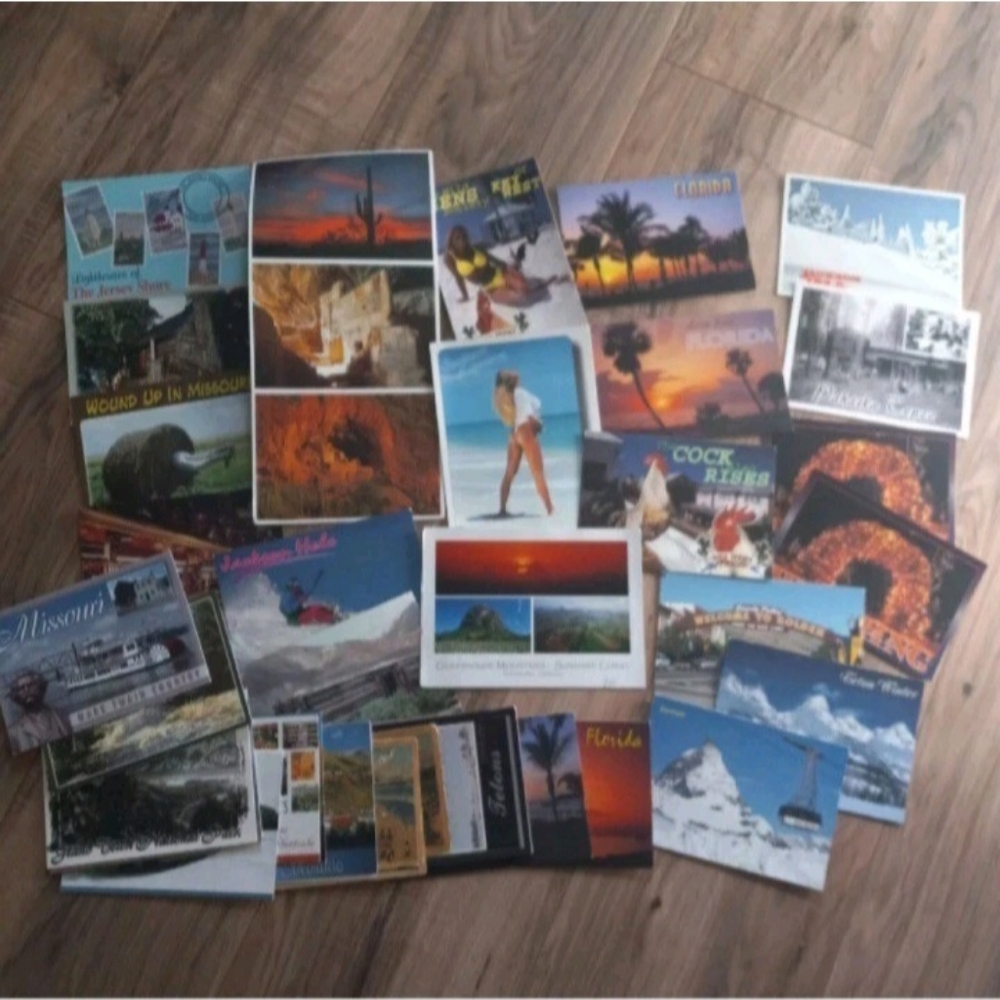 Postcard Lot Of 45 Key West Florida Missouri Wyoming Colorado